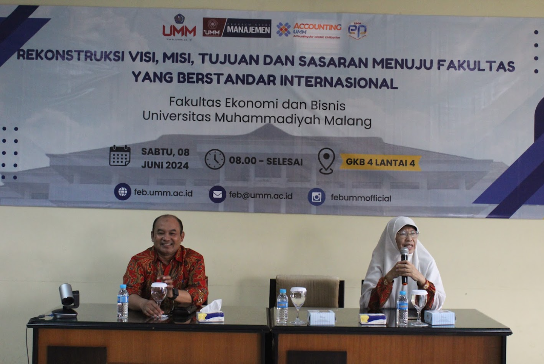 FEB UMM Gelar Lokakarya Rekonstruksi Visi dan Misi Menuju Standar Internasional
