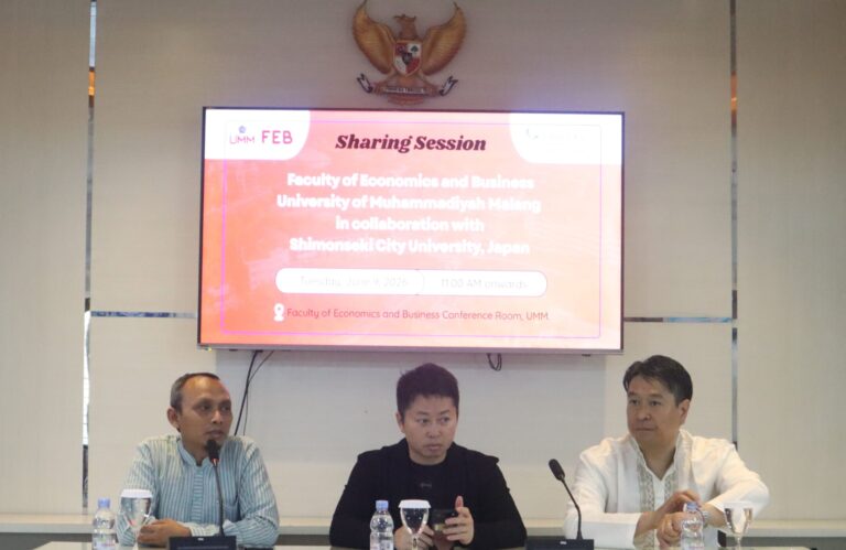 Kunjungan Shimonoseki University ke FEB UMM Perkuat Kerja Sama Internasional